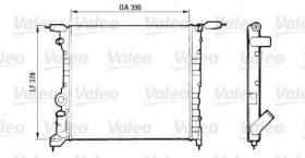 Valeo 883874 - RADIADOR ALUM.R-19