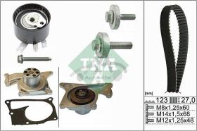 INA RODAMIENTOS 530019732 - KIT DE DISTRIBUCION CON BOMBA DE AG