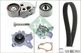 INA RODAMIENTOS 530054231 - KIT DE DISTRIBUCION CON BOMBA DE AG